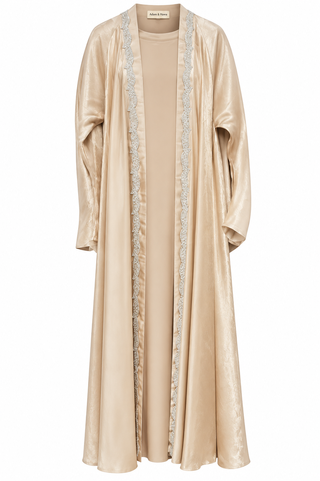 3 piece evening Abaya