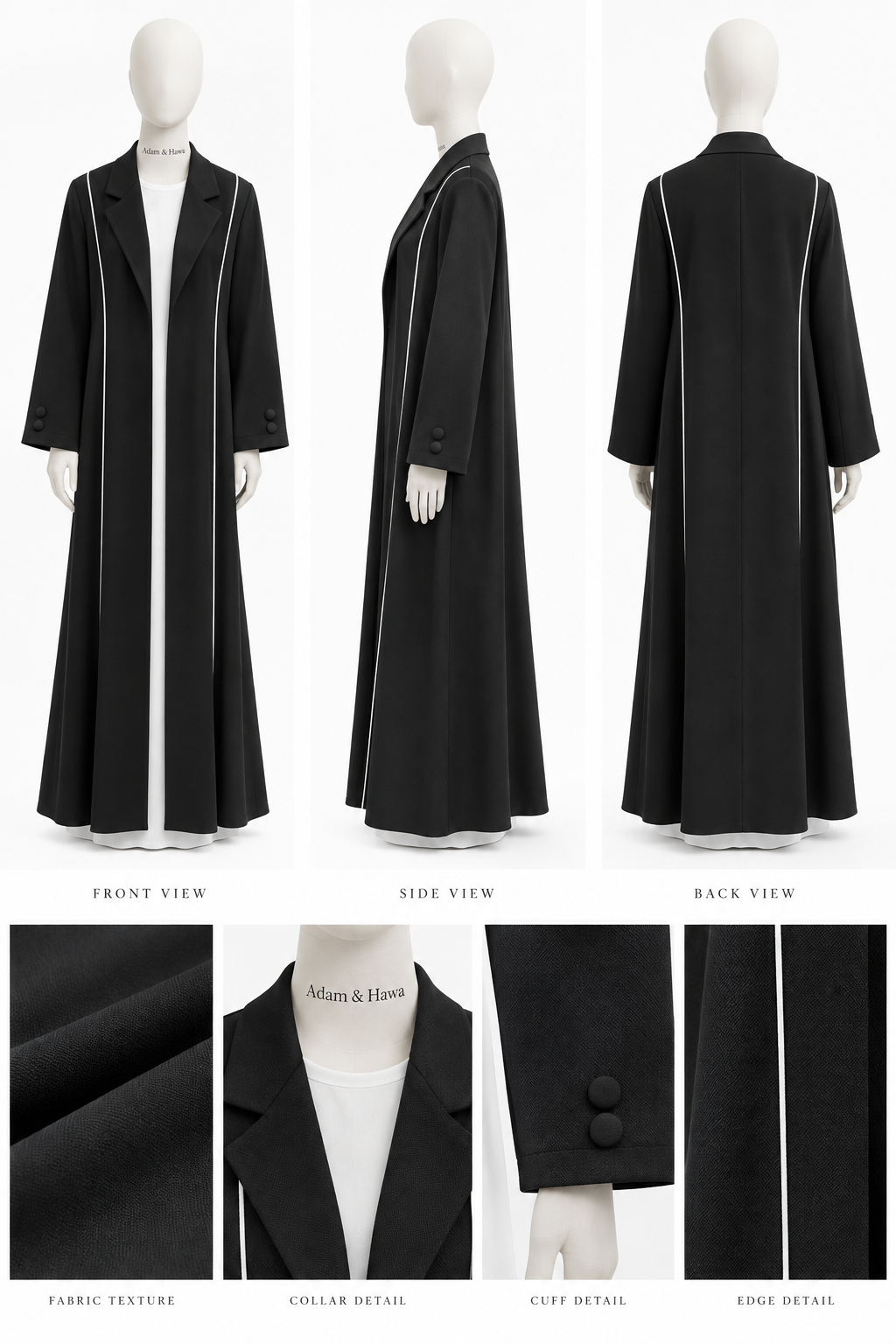 Blazer Abaya 2 Piece