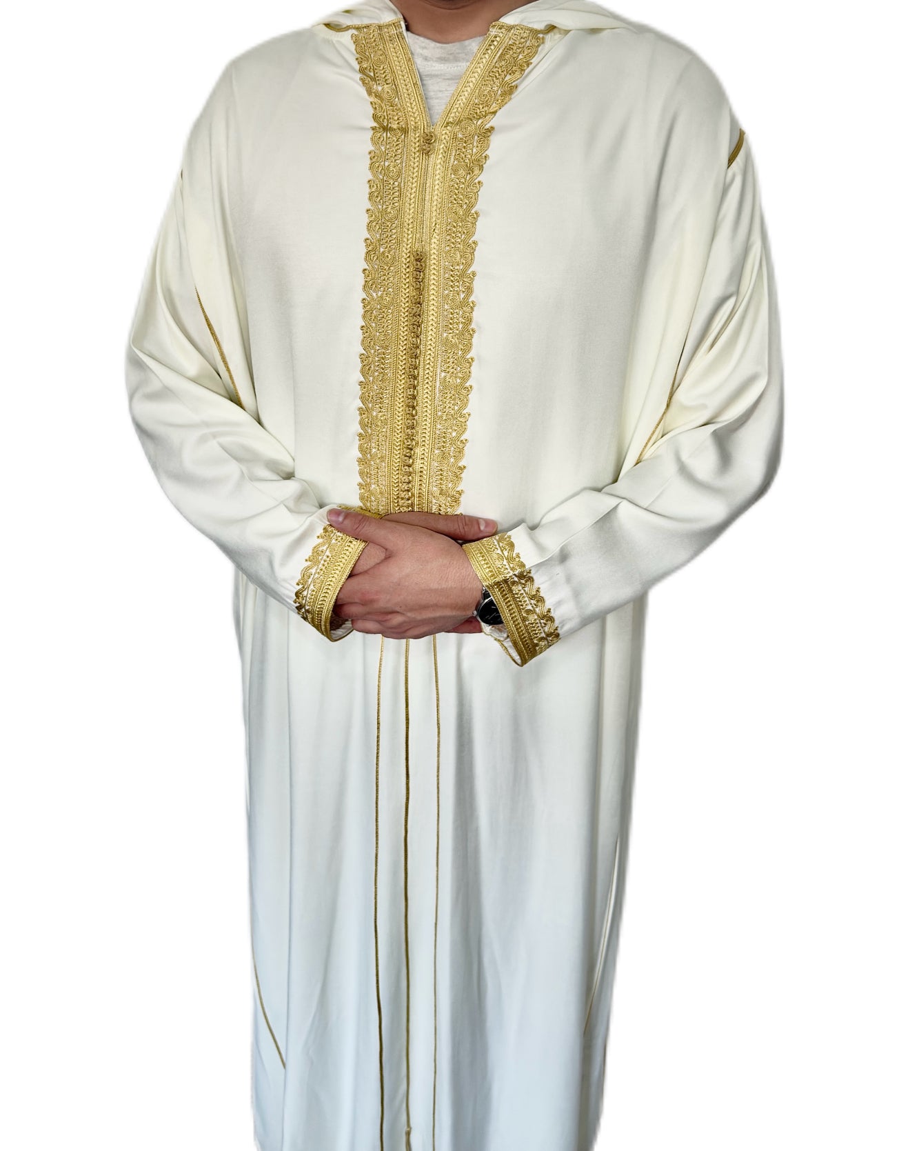 Hooded Embroidered Thobe