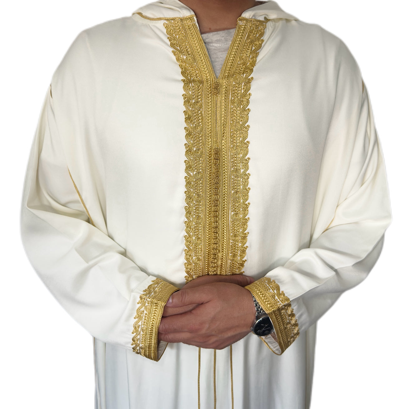 Hooded Embroidered Thobe