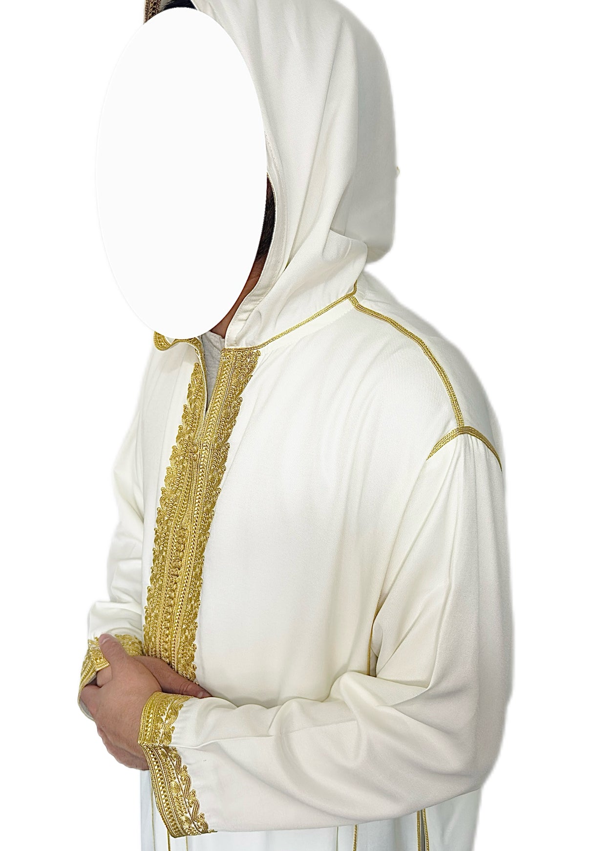 Hooded Embroidered Thobe
