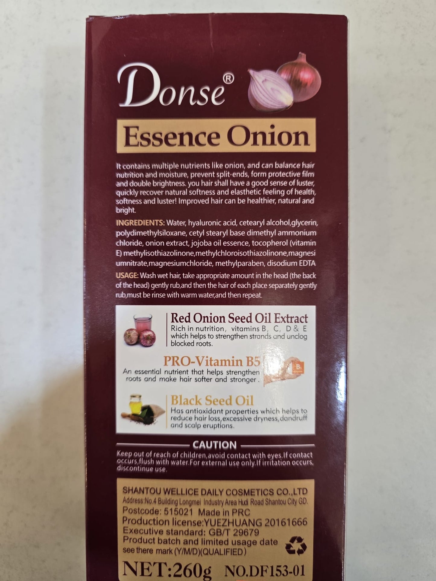 Donse Onion Shampoo