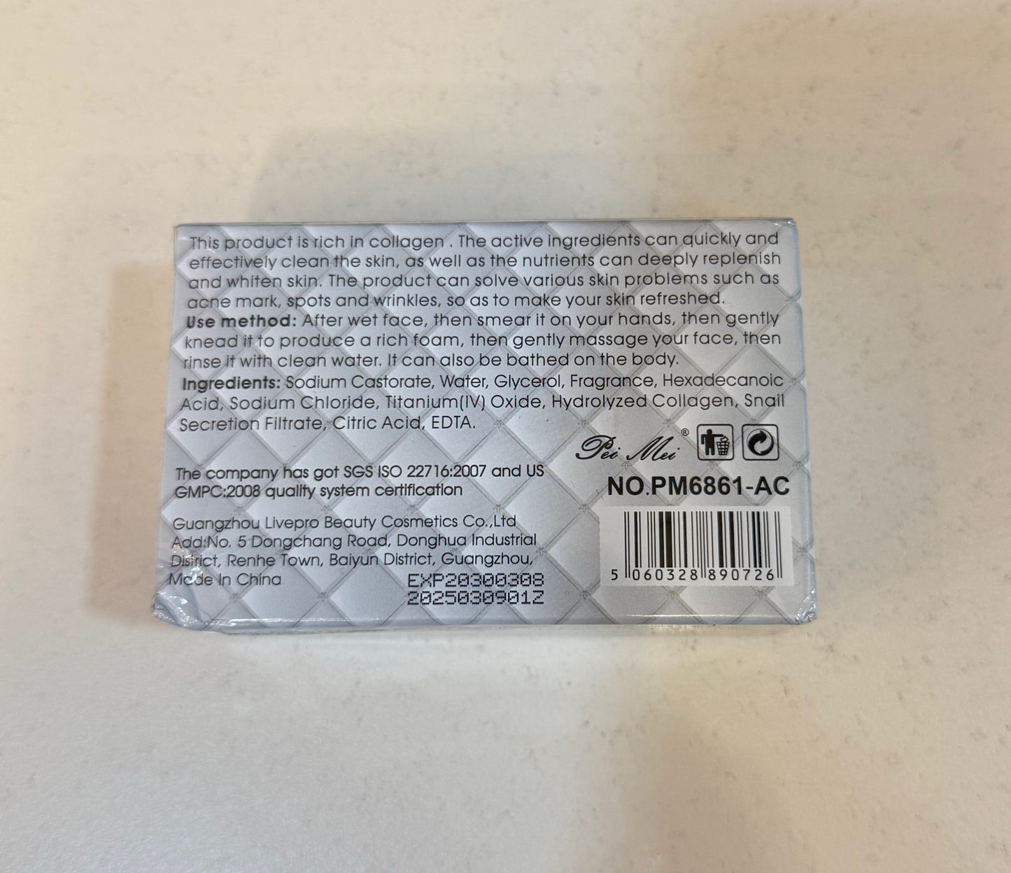 Snail Collagen Beauty Soap