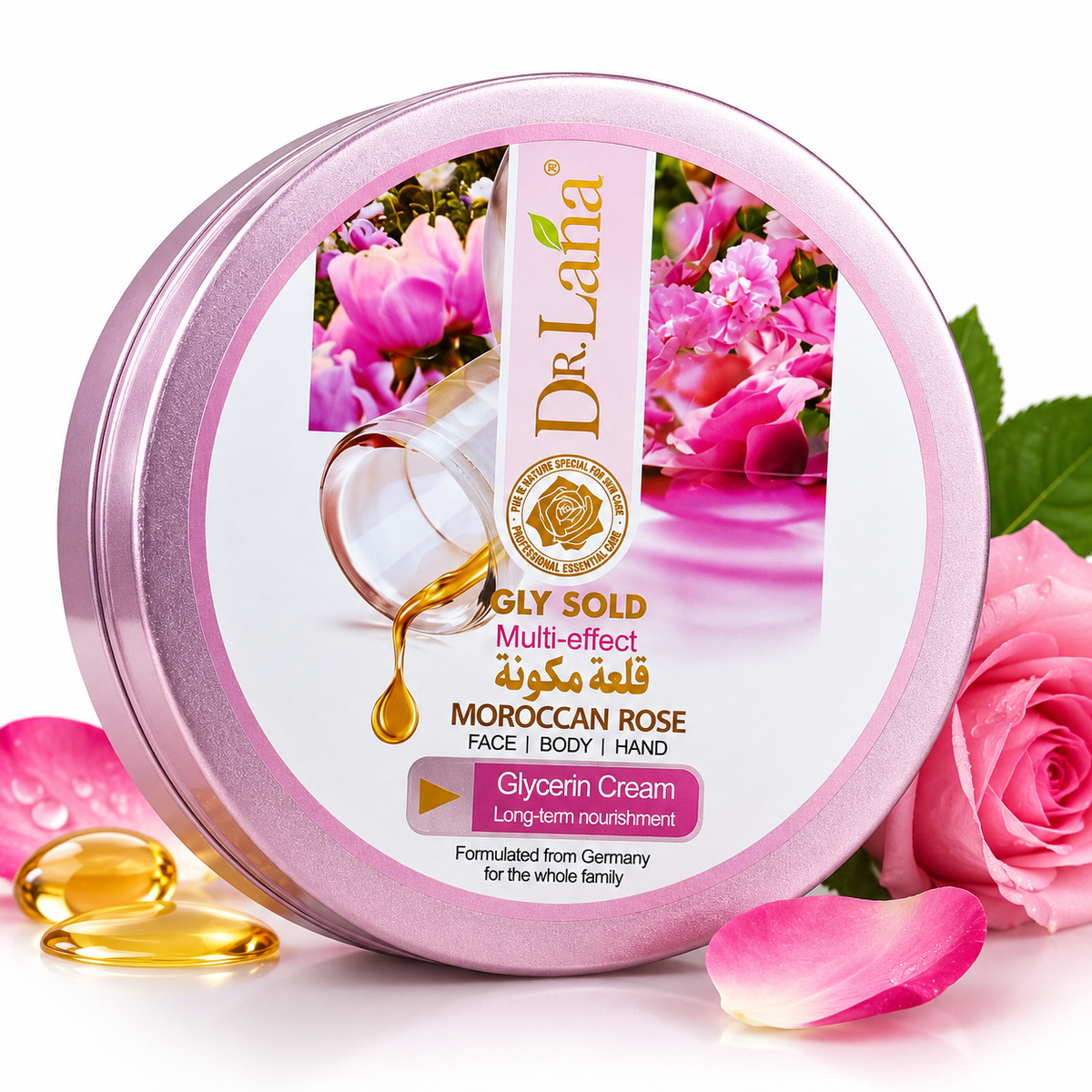 Natural Rose moisturising cream