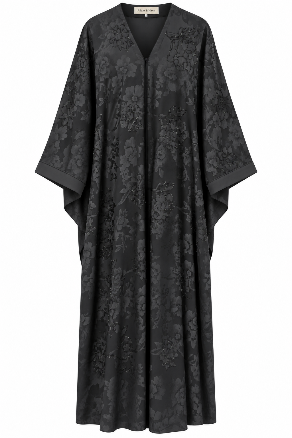 Butterfly Abaya floral print