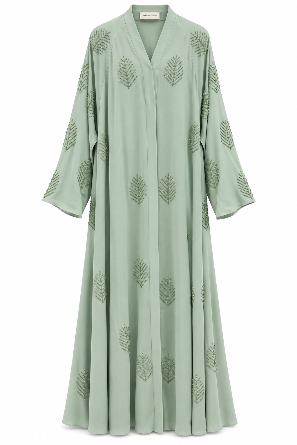Beaded print Abaya