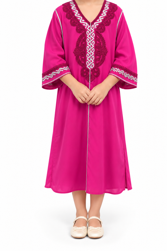 Kids Kaftan Pink