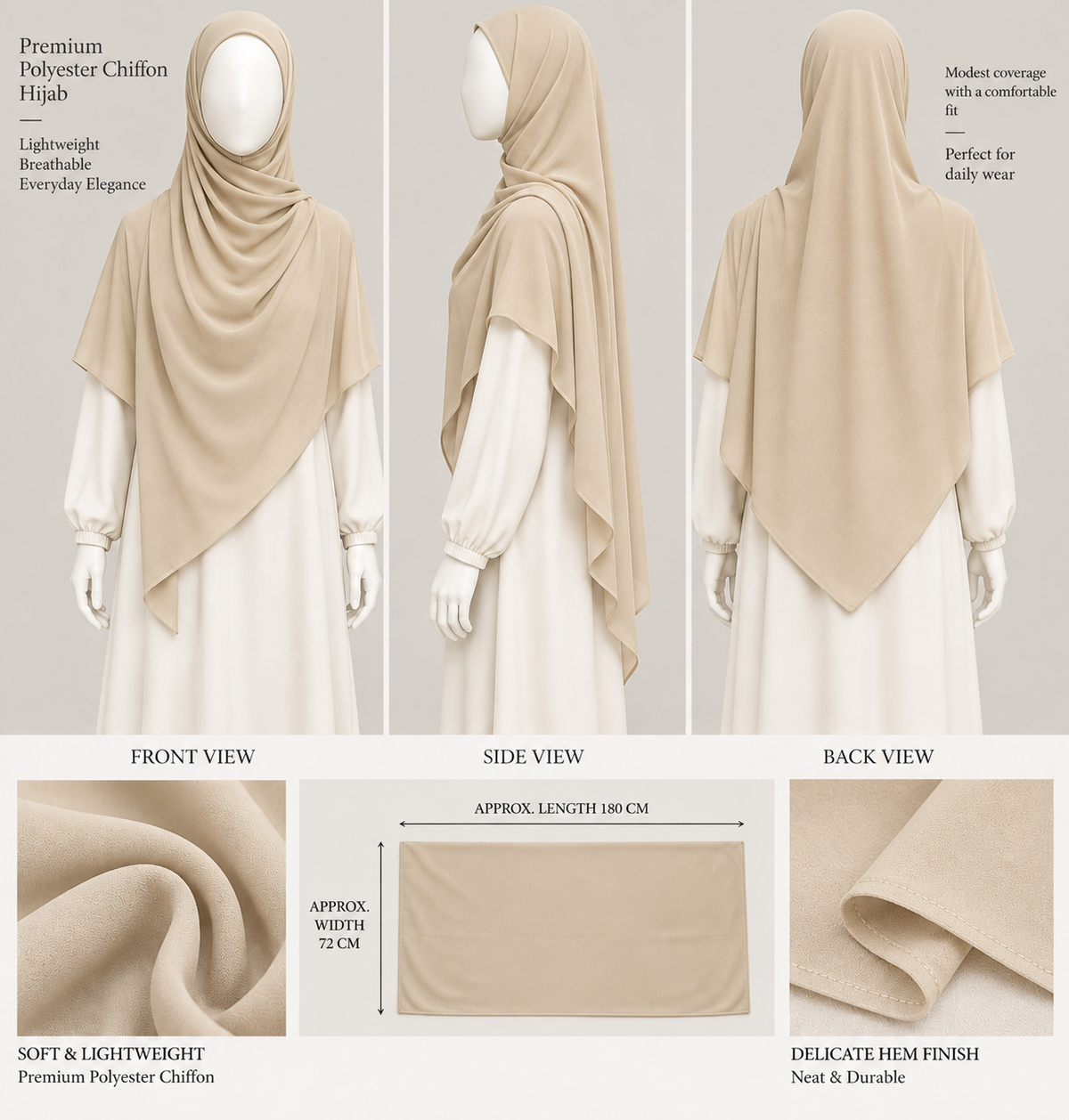 Premium Jersey Hijab