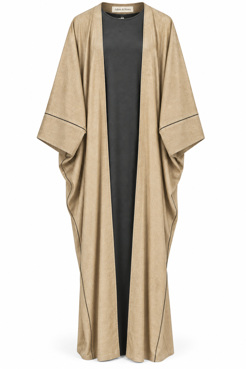 Two piece butterfly Abaya linen