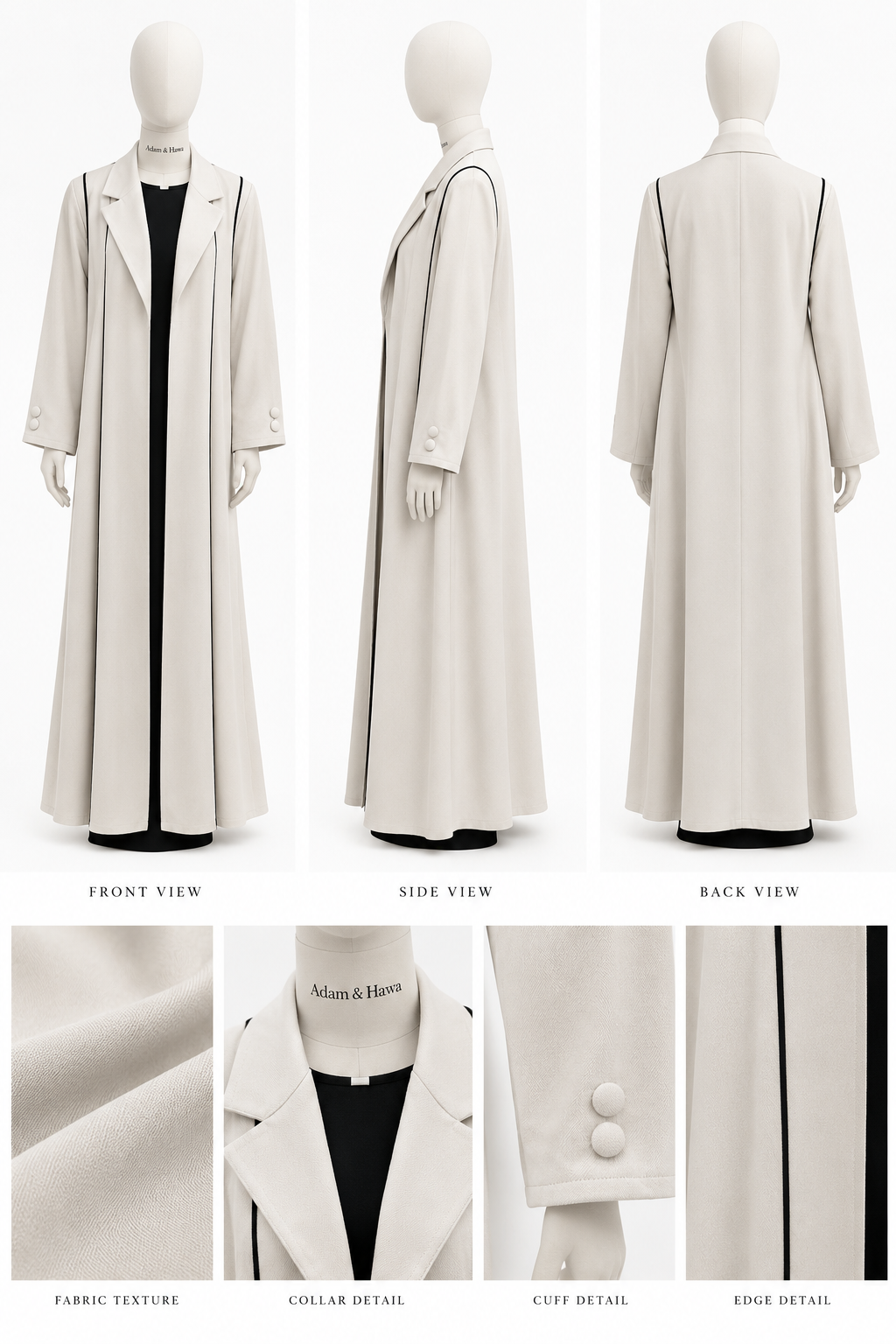 Blazer Abaya 2 Piece