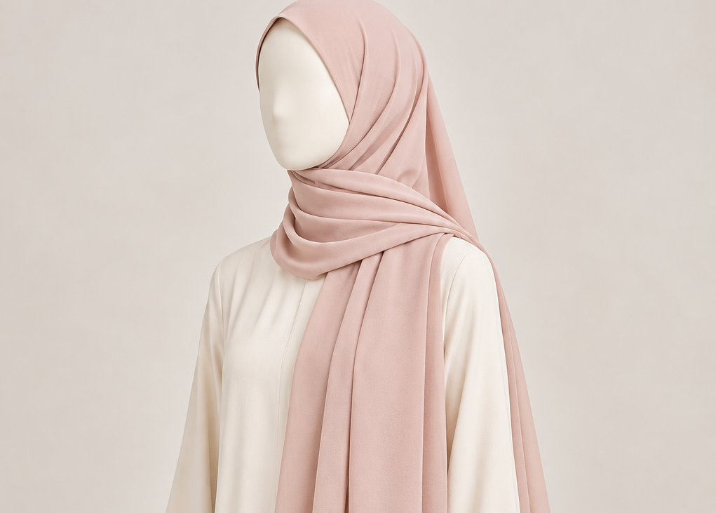 Maxi chiffon Hijab for extra coverage XL