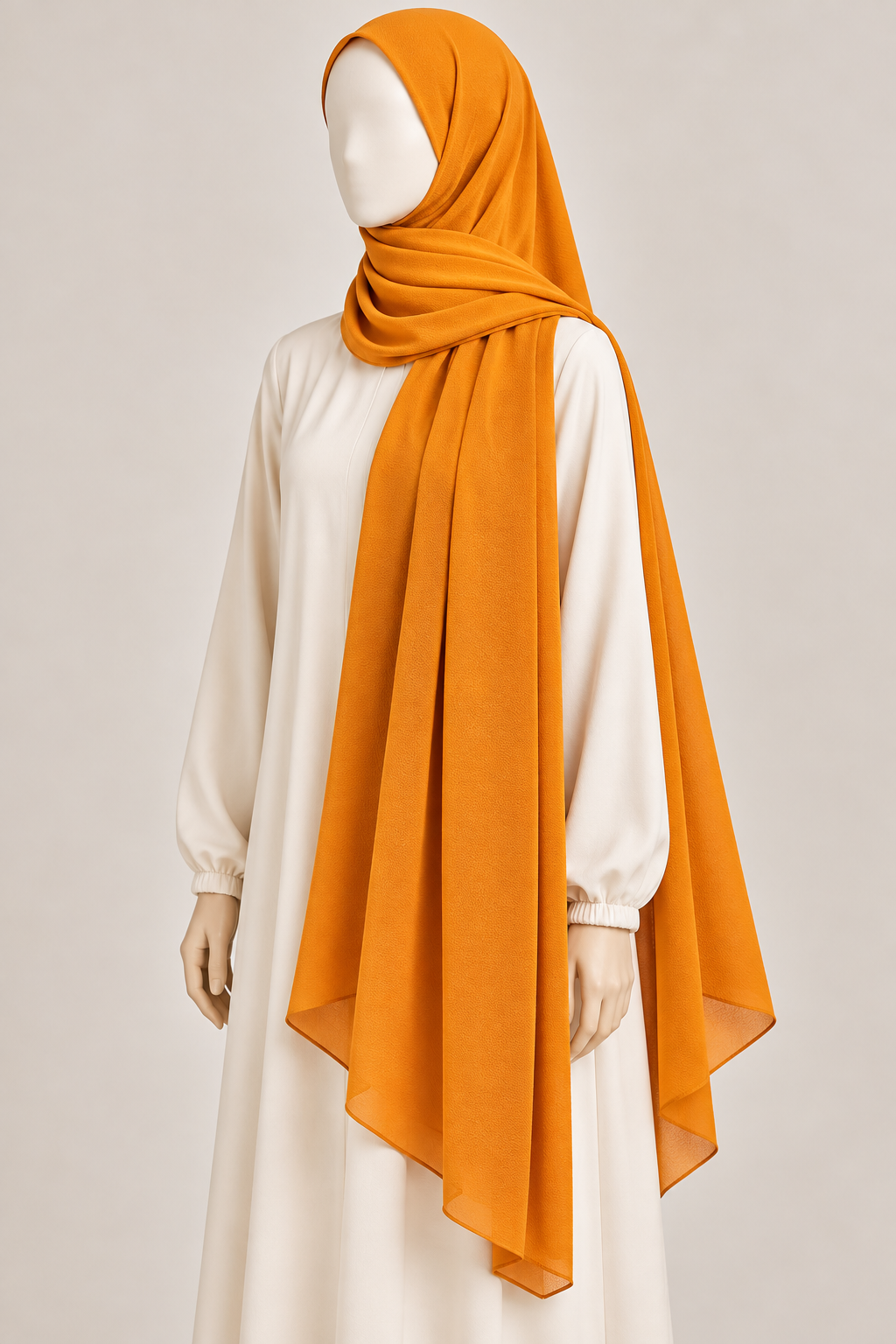Maxi chiffon Hijab for extra coverage XL