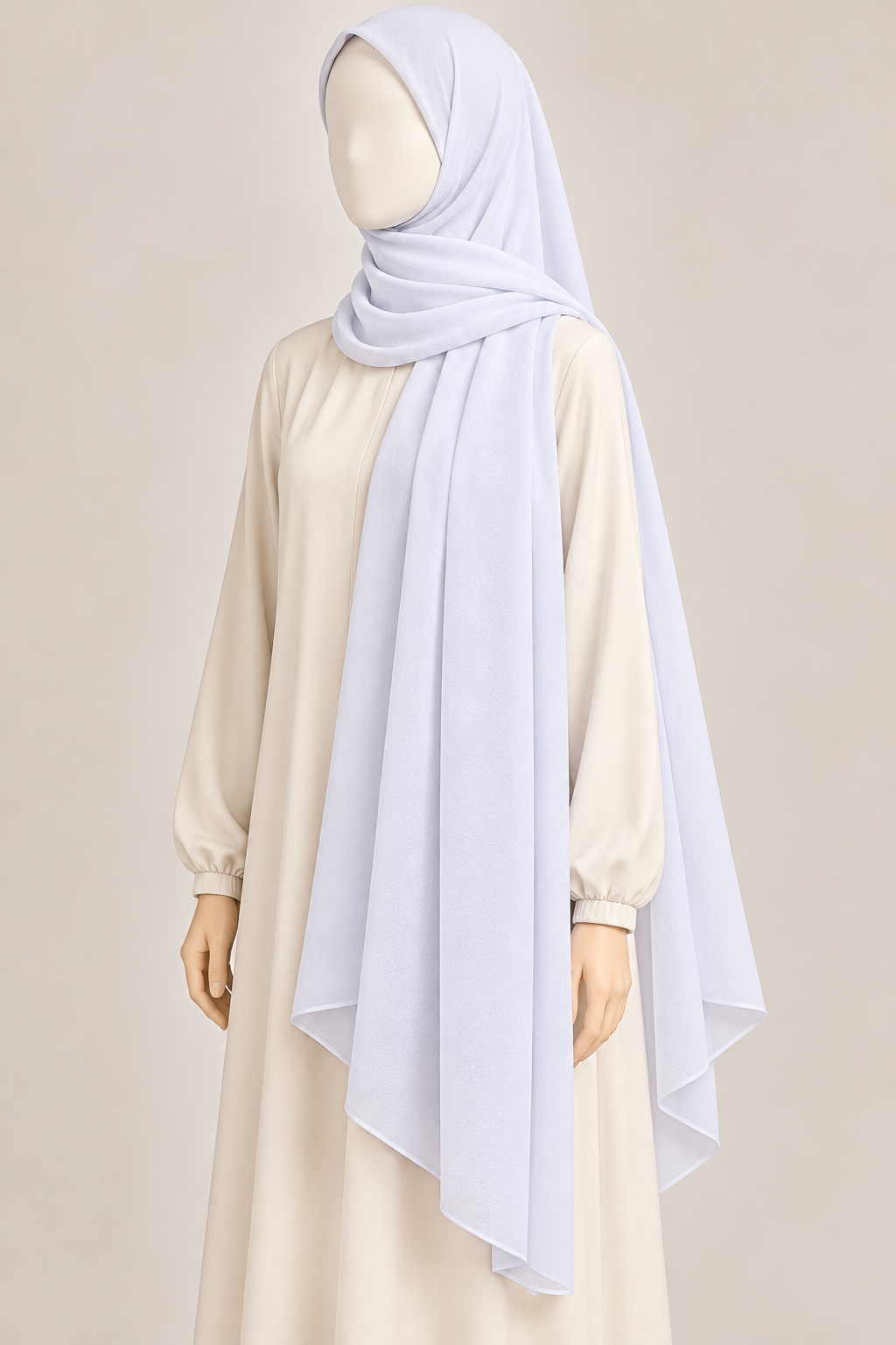 Maxi chiffon Hijab for extra coverage XL
