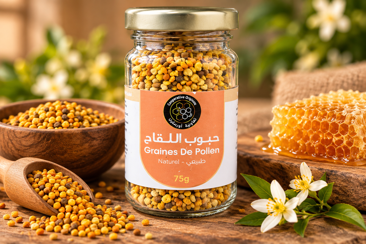 Natural Bee Pollen Granules – 75g