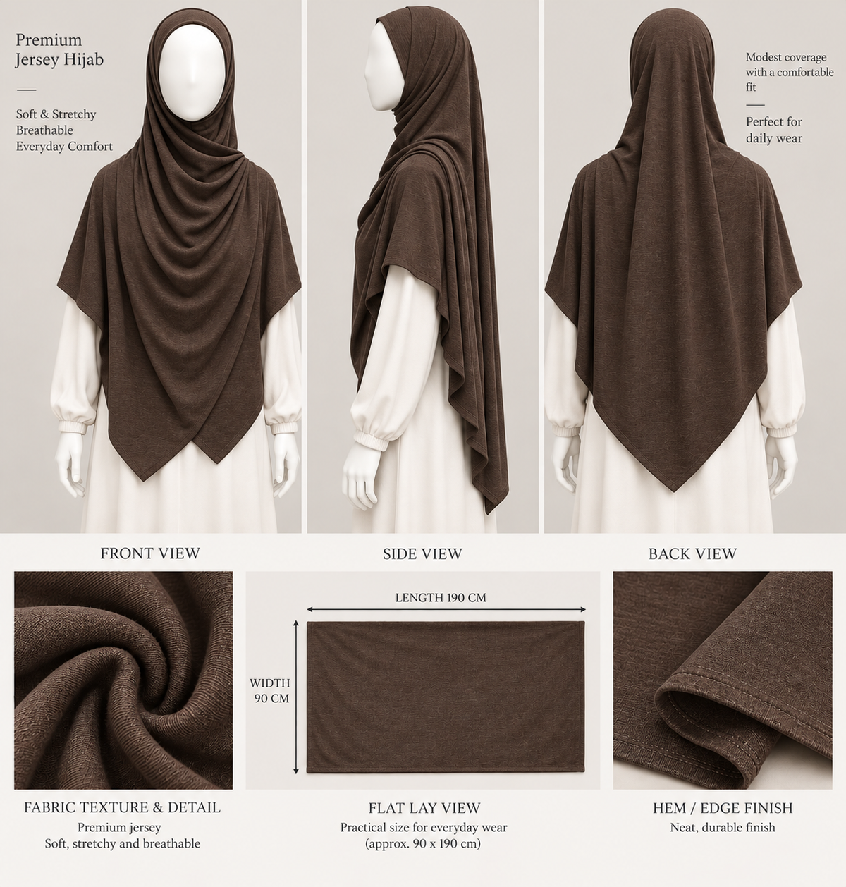 Premium Jersey Hijab