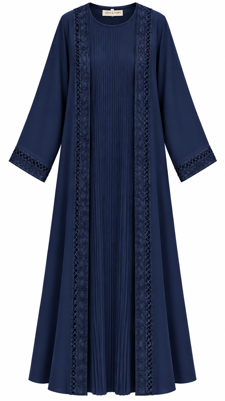 Two piece abaya with matching scarf