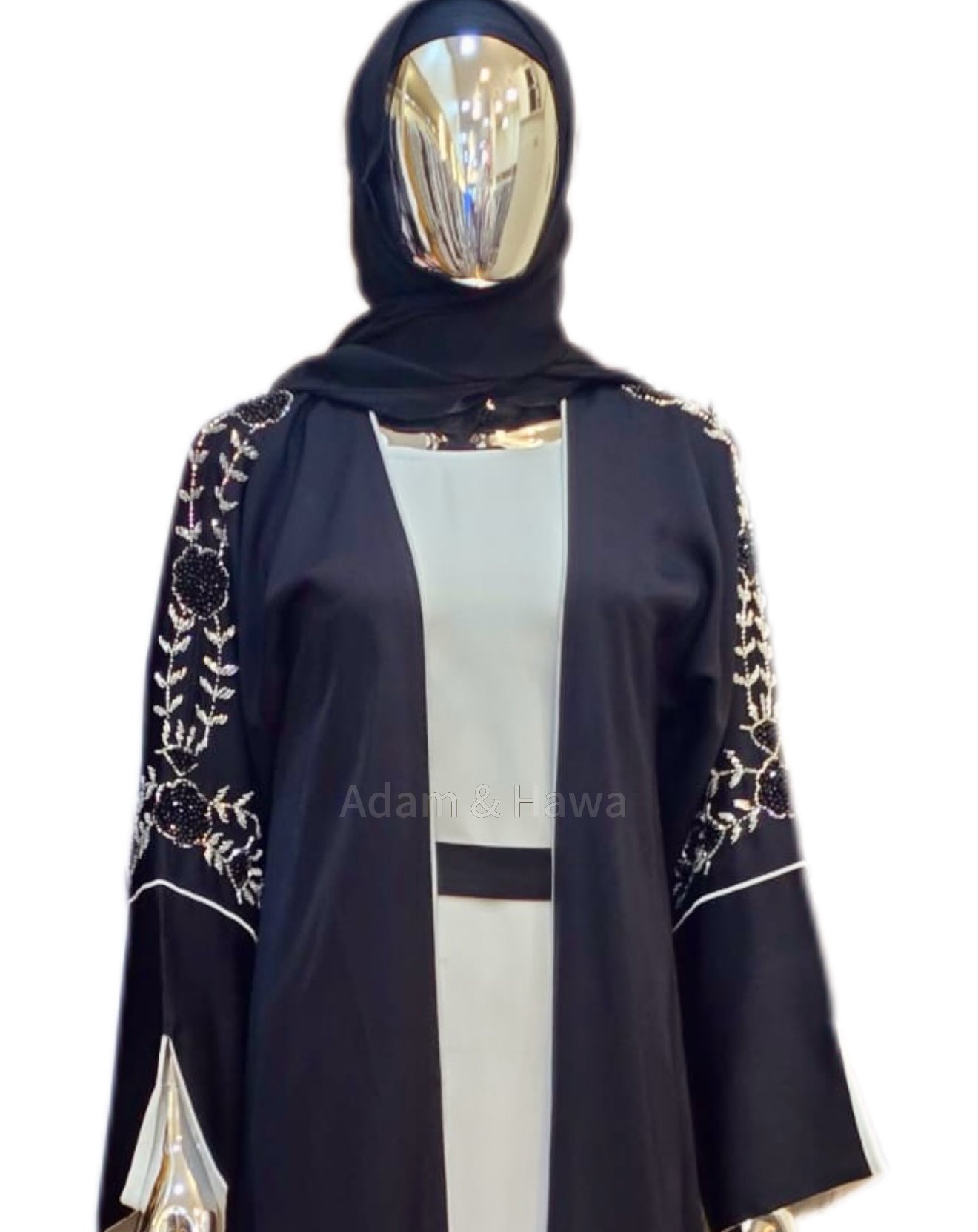 Emira rose Abaya (Black)