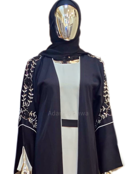 Emira rose Abaya (Black)