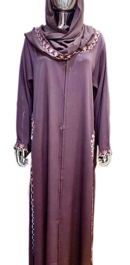 Bloom Abaya (Purple)