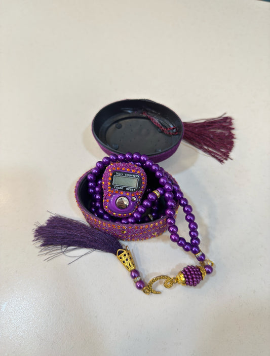 Electronic Tasbeeh Counter - Purple