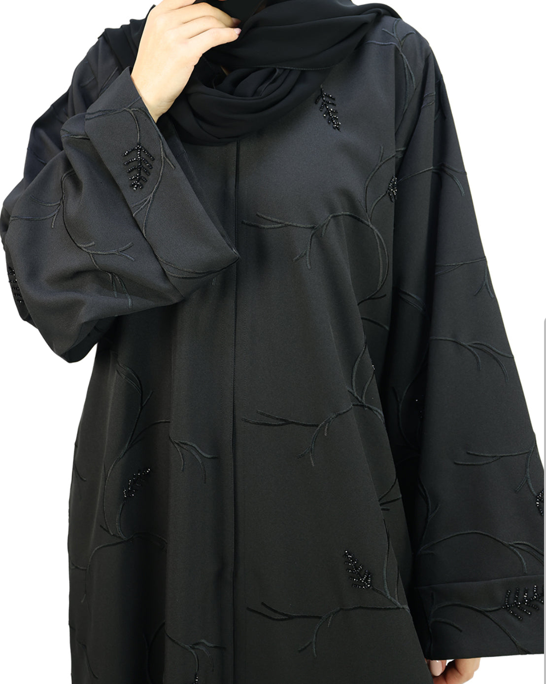 Beaded Blossom Abaya