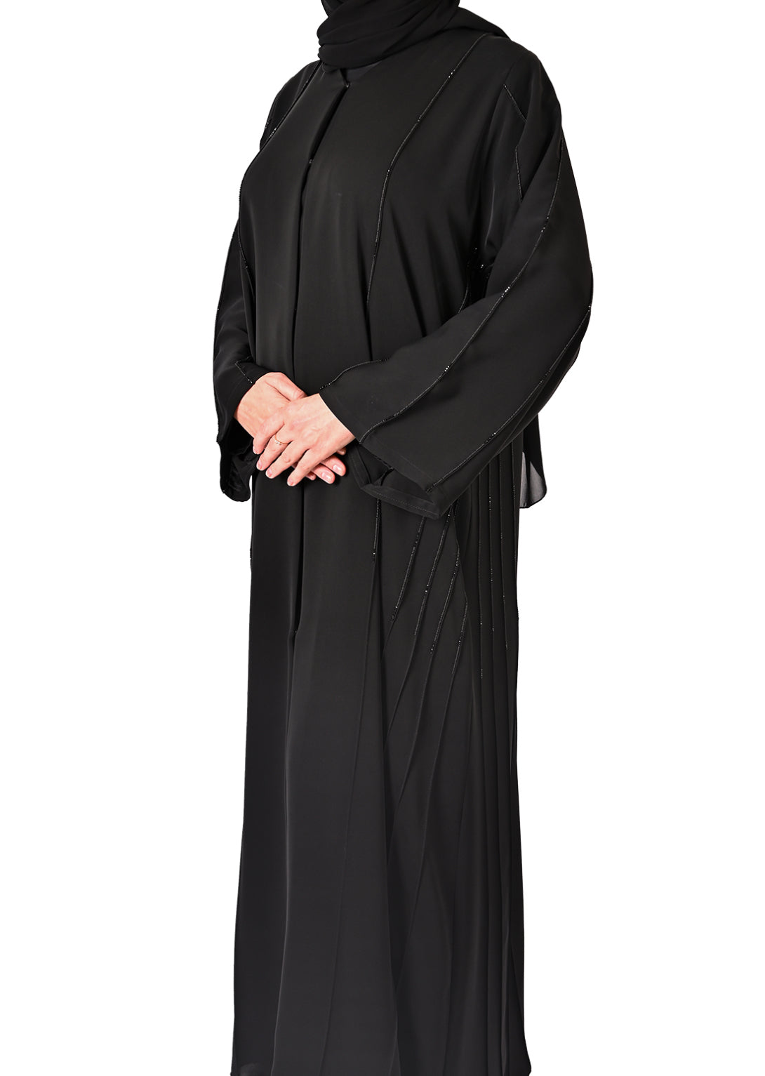 Noir Embroidered Abaya