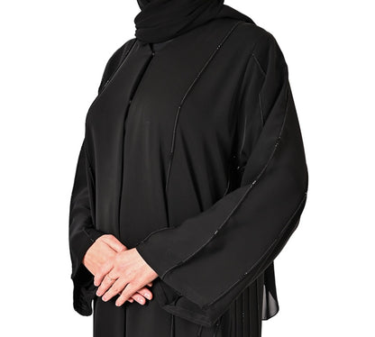 Noir Embroidered Abaya