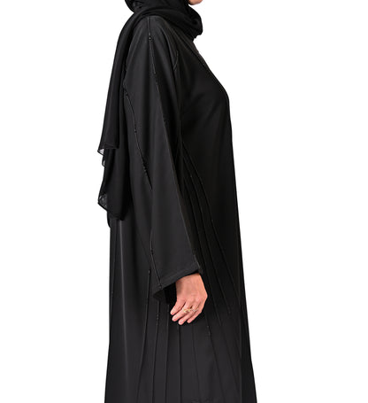 Noir Embroidered Abaya