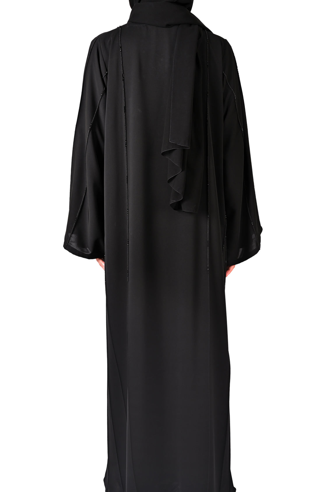 Noir Embroidered Abaya
