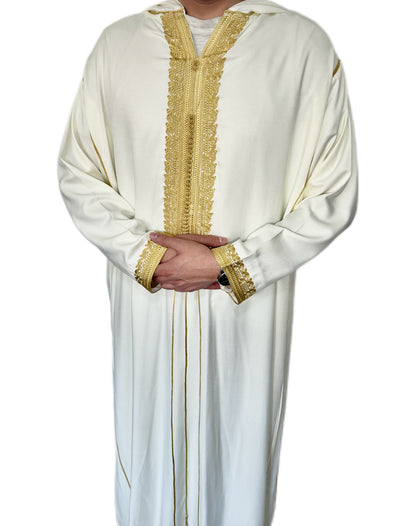 Hooded Embroidered Thobe