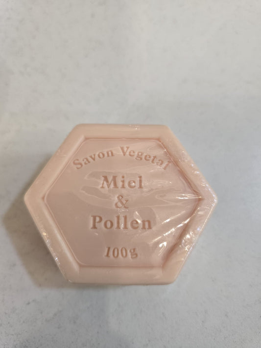 Handmade Honey & Pollen Organic Soap