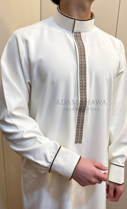 Saudi Embroidered Thobe