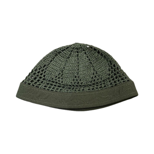 Egyptian prayer hat Kufi (KHAKI)
