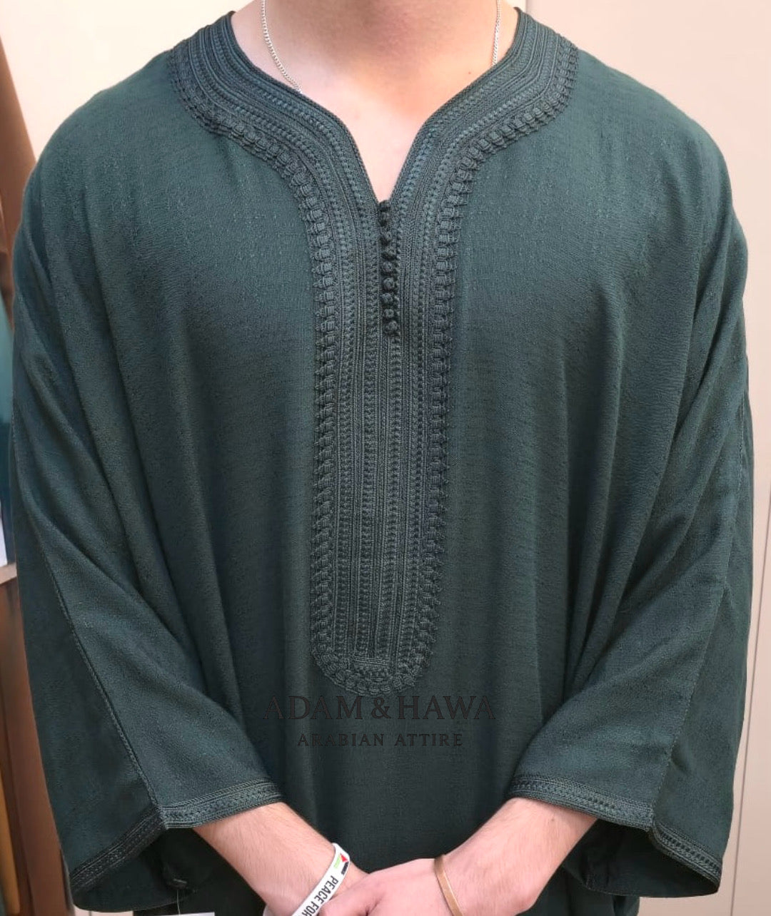 Premium Linen Collection - Traditional Moroccan Thobe