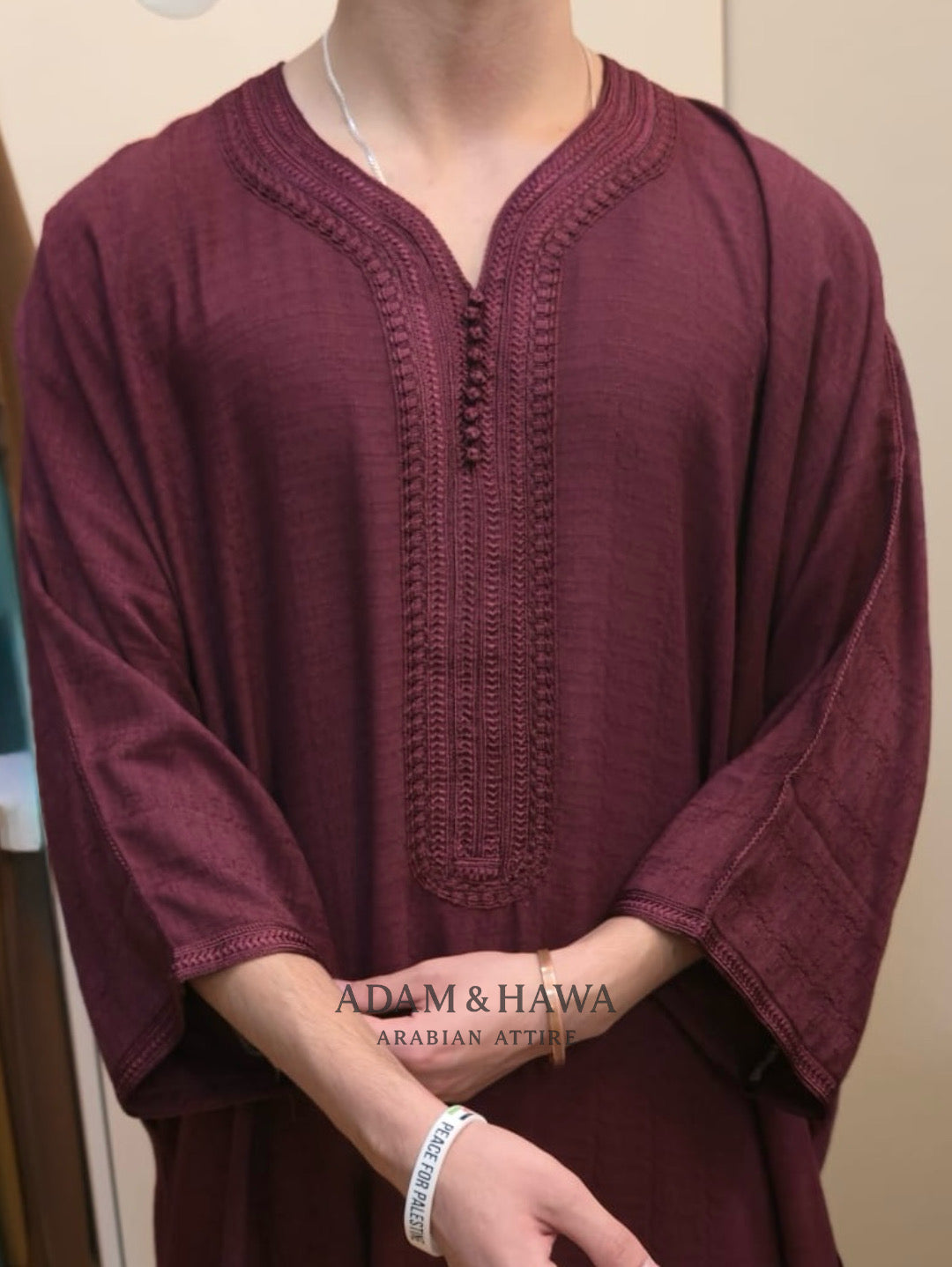 Premium Linen Collection - Traditional Moroccan Thobe