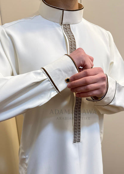 Saudi Embroidered Thobe