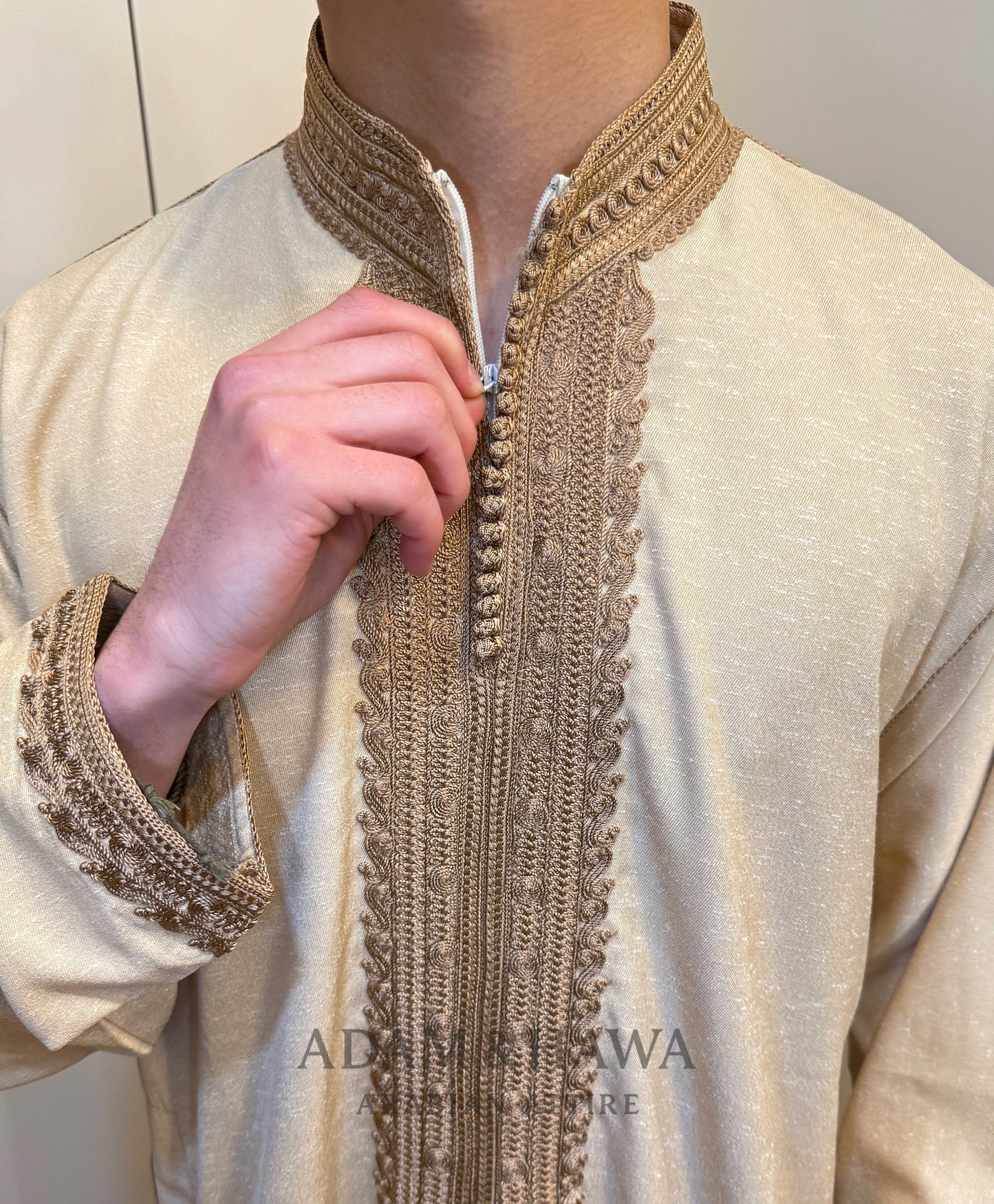 Moroccan Kaftan with collar