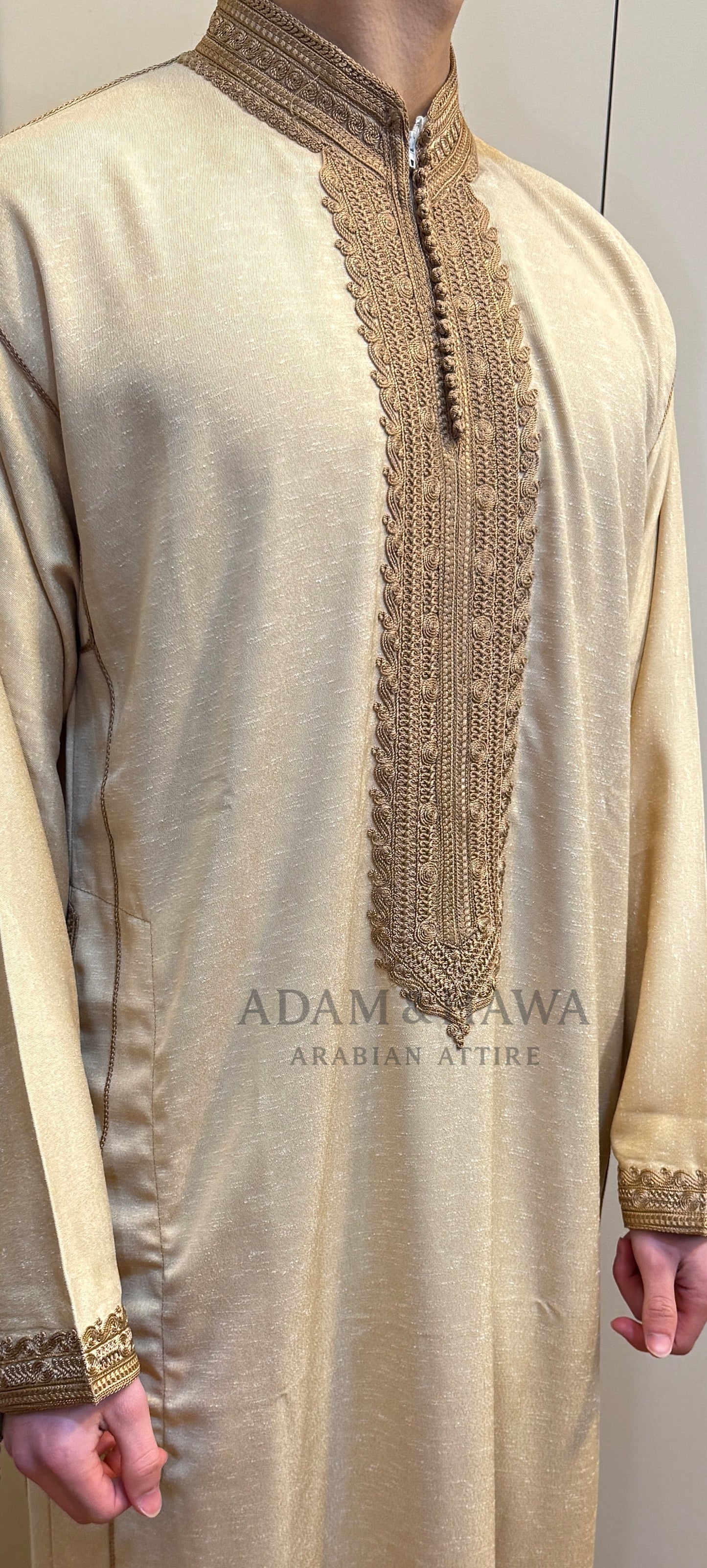 Moroccan Kaftan with collar