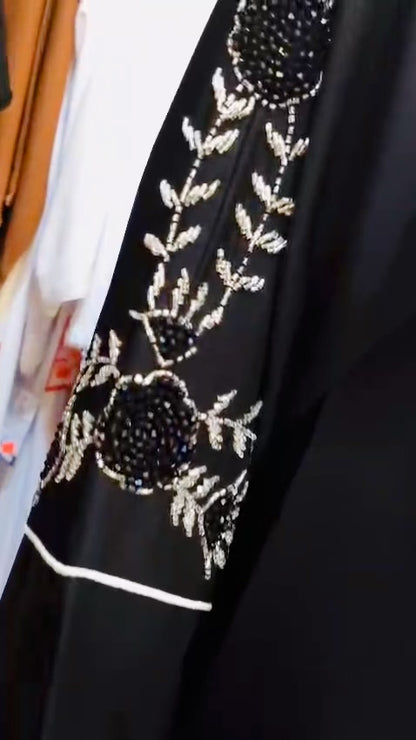 Emira rose Abaya (Black)